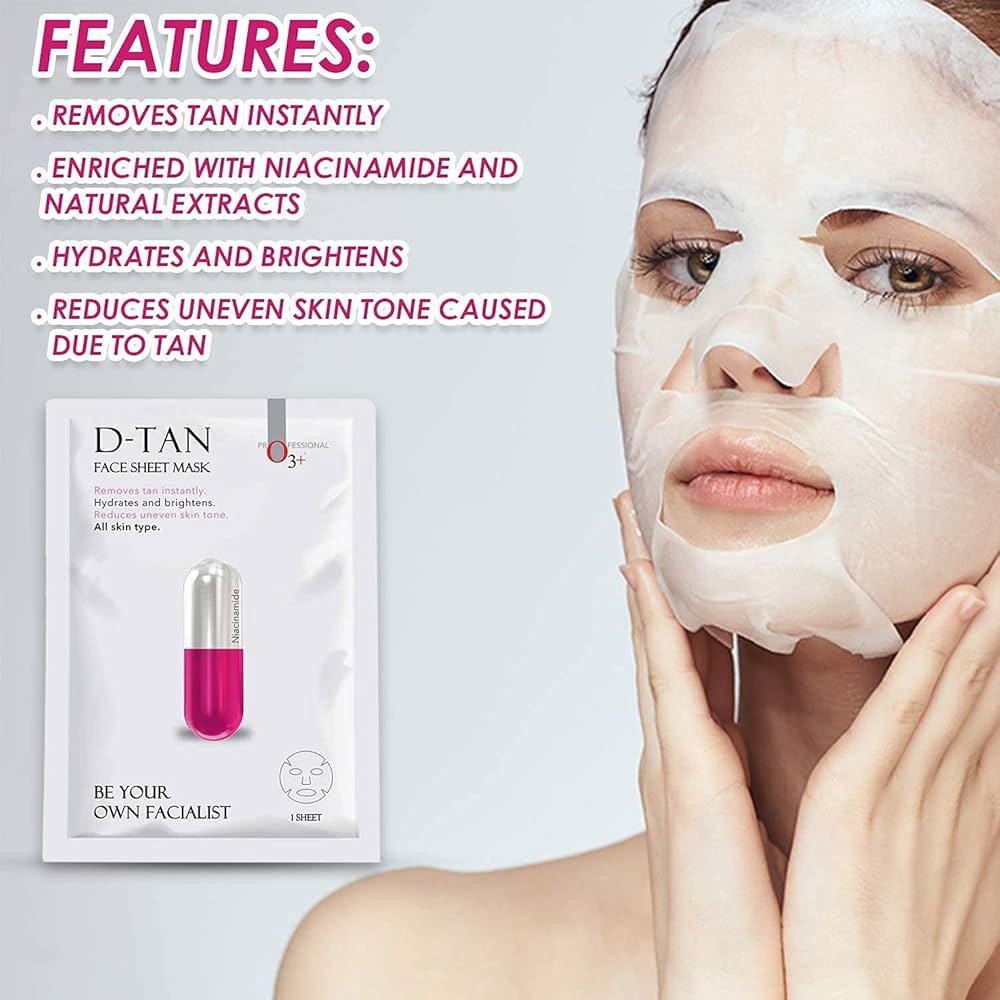 O3+ Facialist Dtan Face Sheet Mask