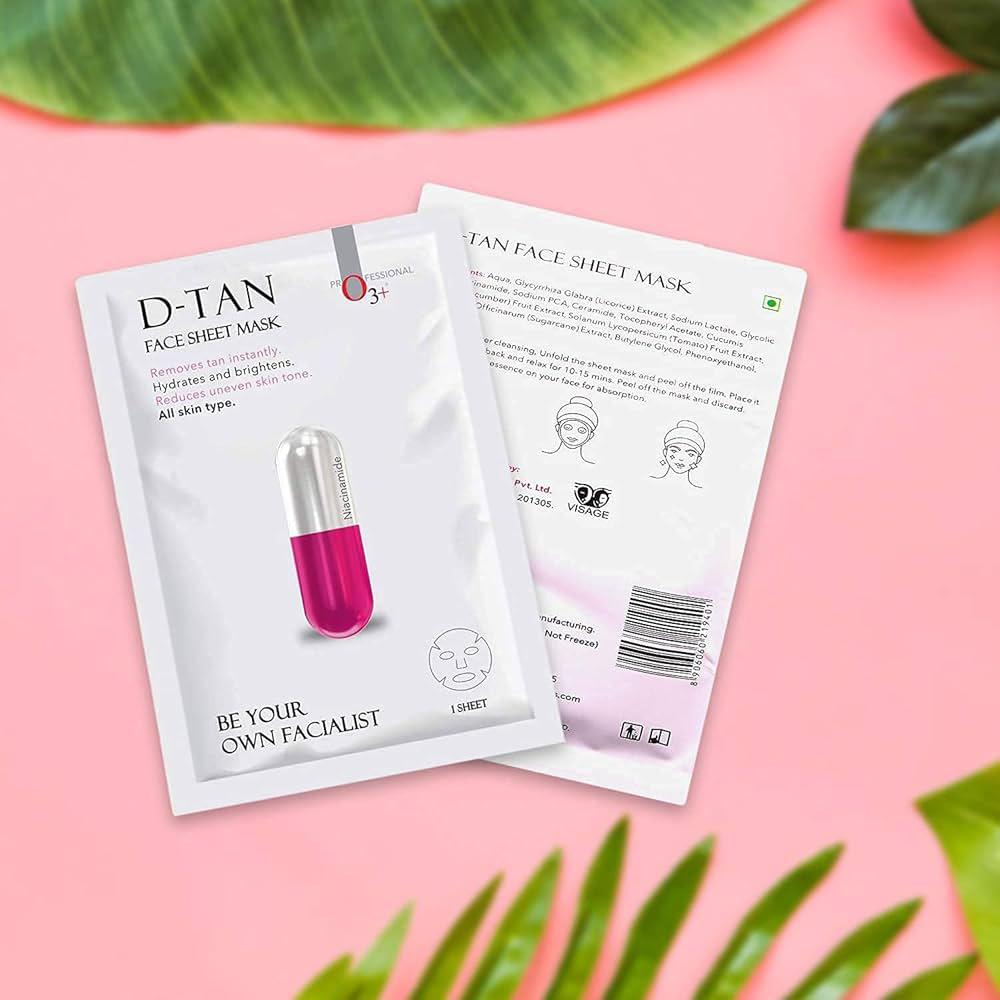 O3+ Facialist Dtan Face Sheet Mask